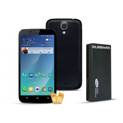 2 in 1 Bundle Offer ,Nova N9 Smartphone, E-TOP 20,000mAh Power Bank For Smartphones & Tablets, ET-606, 